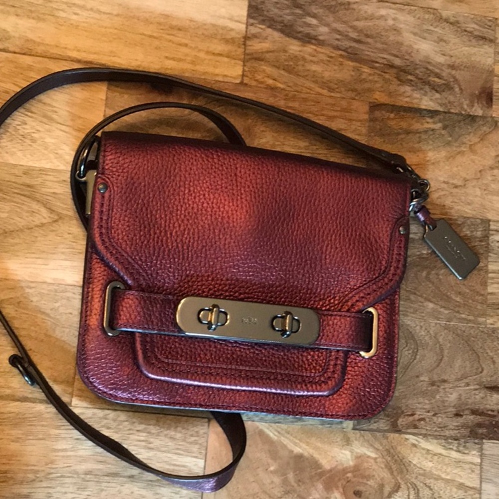 Metallic Coach bag